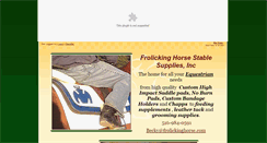 Desktop Screenshot of frolickinghorse.com